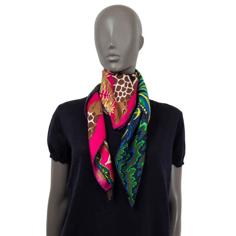 Hermès The Three Graces Silk Twilly Scarf